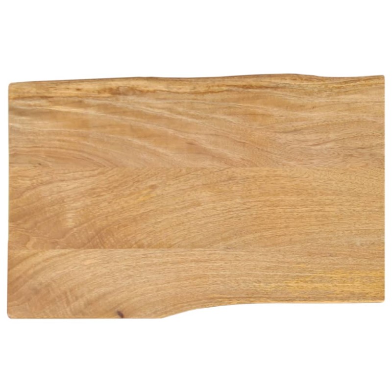vidaXL Tischplatte mit Baumkante 70x40x2,5 cm Massivholz Mango vidaXL Tischplatte mit Baumkante 70x40x2,5 cm Massivholz Mango