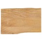 vidaXL Tischplatte mit Baumkante 70x40x2,5 cm Massivholz Mango vidaXL Tischplatte mit Baumkante 70x40x2,5 cm Massivholz Mango