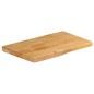 vidaXL Tischplatte mit Baumkante 70x40x2,5 cm Massivholz Mango vidaXL Tischplatte mit Baumkante 70x40x2,5 cm Massivholz Mango