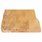 vidaXL Tischplatte mit Baumkante 70x40x2,5 cm Massivholz Mango vidaXL Tischplatte mit Baumkante 70x40x2,5 cm Massivholz Mango