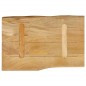 vidaXL Tischplatte mit Baumkante 70x40x2,5 cm Massivholz Mango vidaXL Tischplatte mit Baumkante 70x40x2,5 cm Massivholz Mango