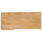 vidaXL Tischplatte mit Baumkante 90x40x2,5 cm Massivholz Mango vidaXL Tischplatte mit Baumkante 90x40x2,5 cm Massivholz Mango