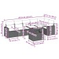 vidaXL 7-tlg. Garten-Sofagarnitur mit Kissen Beige Poly Rattan vidaXL 7-tlg. Garten-Sofagarnitur mit Kissen Beige Poly Rattan