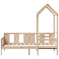 vidaXL Tagesbett mit Dach 80x200 cm Massivholz Kiefer vidaXL Tagesbett mit Dach 80x200 cm Massivholz Kiefer