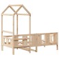 vidaXL Tagesbett mit Dach 80x200 cm Massivholz Kiefer vidaXL Tagesbett mit Dach 80x200 cm Massivholz Kiefer