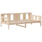 vidaXL Tagesbett und Bank mit Dach 80x200 cm Kiefernholz vidaXL Tagesbett und Bank mit Dach 80x200 cm Kiefernholz
