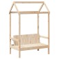 vidaXL Tagesbett Set mit Dach 80x200 cm Massivholz Kiefer vidaXL Tagesbett Set mit Dach 80x200 cm Massivholz Kiefer