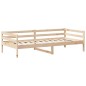 vidaXL Tagesbett und Bank mit Dach 80x200 cm Kiefernholz vidaXL Tagesbett und Bank mit Dach 80x200 cm Kiefernholz