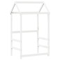 vidaXL Tagesbett Set mit Dach Weiß 90x190 cm Massivholz Kiefer vidaXL Tagesbett Set mit Dach Weiß 90x190 cm Massivholz Kiefer