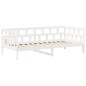 vidaXL Tagesbett Set mit Dach Weiß 90x190 cm Massivholz Kiefer vidaXL Tagesbett Set mit Dach Weiß 90x190 cm Massivholz Kiefer