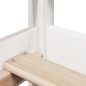 vidaXL Tagesbett Set mit Dach Weiß 90x190 cm Massivholz Kiefer vidaXL Tagesbett Set mit Dach Weiß 90x190 cm Massivholz Kiefer