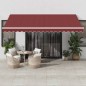 vidaXL Markise Manuell Weinrot 450x350 cm vidaXL Markise Manuell Weinrot 450x350 cm