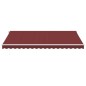 vidaXL Markise Manuell Weinrot 450x350 cm vidaXL Markise Manuell Weinrot 450x350 cm