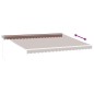 vidaXL Markise Manuell Braun 450x300 cm vidaXL Markise Manuell Braun 450x300 cm