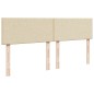 vidaXL Boxspringbett mit Matratze Creme 180x200 cm Stoff vidaXL Boxspringbett mit Matratze Creme 180x200 cm Stoff