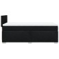 vidaXL Boxspringbett mit Matratze Schwarz 100x200 cm Stoff vidaXL Boxspringbett mit Matratze Schwarz 100x200 cm Stoff