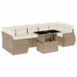 vidaXL 8-tlg. Garten-Sofagarnitur mit Kissen Beige Poly Rattan vidaXL 8-tlg. Garten-Sofagarnitur mit Kissen Beige Poly Rattan