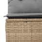 vidaXL 6-tlg. Garten-Sofagarnitur mit Kissen Beige Poly Rattan vidaXL 6-tlg. Garten-Sofagarnitur mit Kissen Beige Poly Rattan