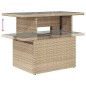 vidaXL 6-tlg. Garten-Sofagarnitur mit Kissen Beige Poly Rattan vidaXL 6-tlg. Garten-Sofagarnitur mit Kissen Beige Poly Rattan