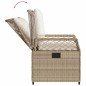 vidaXL 7-tlg. Garten-Essgruppe mit Kissen Beige Poly Rattan vidaXL 7-tlg. Garten-Essgruppe mit Kissen Beige Poly Rattan