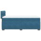 vidaXL Boxspringbett mit Matratze Blau 80x200 cm Samt vidaXL Boxspringbett mit Matratze Blau 80x200 cm Samt