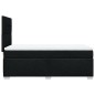 vidaXL Boxspringbett mit Matratze Schwarz 100x200 cm Stoff vidaXL Boxspringbett mit Matratze Schwarz 100x200 cm Stoff