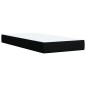 vidaXL Boxspringbett mit Matratze Schwarz 100x200 cm Stoff vidaXL Boxspringbett mit Matratze Schwarz 100x200 cm Stoff