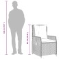 vidaXL 9-tlg. Garten-Essgruppe mit Kissen Beige Poly Rattan vidaXL 9-tlg. Garten-Essgruppe mit Kissen Beige Poly Rattan