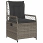 vidaXL 7-tlg. Garten-Essgruppe mit Kissen Grau Poly Rattan vidaXL 7-tlg. Garten-Essgruppe mit Kissen Grau Poly Rattan