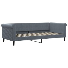 vidaXL Tagesbett Dunkelgrau 90x200 cm Samt