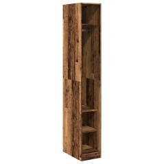 vidaXL Kleiderschrank Altholz-Optik 30x50x200 cm Holzwerkstoff