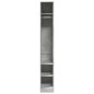 vidaXL Kleiderschrank Betongrau 30x50x200 cm Holzwerkstoff vidaXL Kleiderschrank Betongrau 30x50x200 cm Holzwerkstoff