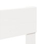 vidaXL Massivholzbett ohne Matratze Weiß 75x190 cm Kiefernholz vidaXL Massivholzbett ohne Matratze Weiß 75x190 cm Kiefernholz