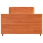 vidaXL Massivholzbett ohne Matratze Wachsbraun 100x200 Kiefernholz vidaXL Massivholzbett ohne Matratze Wachsbraun 100x200 Kiefernholz
