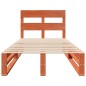 vidaXL Massivholzbett ohne Matratze Wachsbraun 90x200 Kiefernholz vidaXL Massivholzbett ohne Matratze Wachsbraun 90x200 Kiefernholz