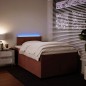 vidaXL Boxspringbett mit Matratze Rosa 120x190 cm Samt vidaXL Boxspringbett mit Matratze Rosa 120x190 cm Samt