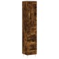 vidaXL Highboard Räuchereiche 34,5x34x180 cm Holzwerkstoff vidaXL Highboard Räuchereiche 34,5x34x180 cm Holzwerkstoff
