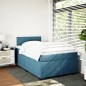 vidaXL Boxspringbett mit Matratze Blau 120x190 cm Samt vidaXL Boxspringbett mit Matratze Blau 120x190 cm Samt
