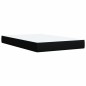 vidaXL Boxspringbett mit Matratze Schwarz 120x190 cm Stoff vidaXL Boxspringbett mit Matratze Schwarz 120x190 cm Stoff