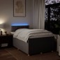 vidaXL Boxspringbett mit Matratze Taupe 120x190 cm Stoff vidaXL Boxspringbett mit Matratze Taupe 120x190 cm Stoff