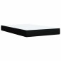 vidaXL Boxspringbett mit Matratze Schwarz 120x190 cm Stoff vidaXL Boxspringbett mit Matratze Schwarz 120x190 cm Stoff