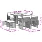 vidaXL 9-tlg. Garten-Essgruppe mit Kissen Beige Poly Rattan vidaXL 9-tlg. Garten-Essgruppe mit Kissen Beige Poly Rattan