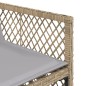 vidaXL 13-tlg. Garten-Essgruppe mit Kissen Beige Poly Rattan vidaXL 13-tlg. Garten-Essgruppe mit Kissen Beige Poly Rattan