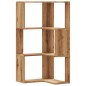 vidaXL Eck-Bücherregal 3 Böden Artisan-Eiche 50x50x102cm Holzwerkstoff vidaXL Eck-Bücherregal 3 Böden Artisan-Eiche 50x50x102cm Holzwerkstoff