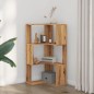 vidaXL Eck-Bücherregal 3 Böden Artisan-Eiche 50x50x102cm Holzwerkstoff vidaXL Eck-Bücherregal 3 Böden Artisan-Eiche 50x50x102cm Holzwerkstoff