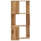 vidaXL Eck-Bücherregal 3 Böden Artisan-Eiche 50x50x102cm Holzwerkstoff vidaXL Eck-Bücherregal 3 Böden Artisan-Eiche 50x50x102cm Holzwerkstoff