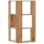vidaXL Eck-Bücherregal 3 Böden Artisan-Eiche 50x50x102cm Holzwerkstoff vidaXL Eck-Bücherregal 3 Böden Artisan-Eiche 50x50x102cm Holzwerkstoff