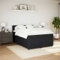 vidaXL Boxspringbett mit Matratze Schwarz 160x200 cm Samt vidaXL Boxspringbett mit Matratze Schwarz 160x200 cm Samt