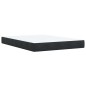 vidaXL Boxspringbett mit Matratze Schwarz 160x200 cm Samt vidaXL Boxspringbett mit Matratze Schwarz 160x200 cm Samt
