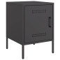 vidaXL Nachttisch Schwarz 36x39x50,5 cm Stahl vidaXL Nachttisch Schwarz 36x39x50,5 cm Stahl